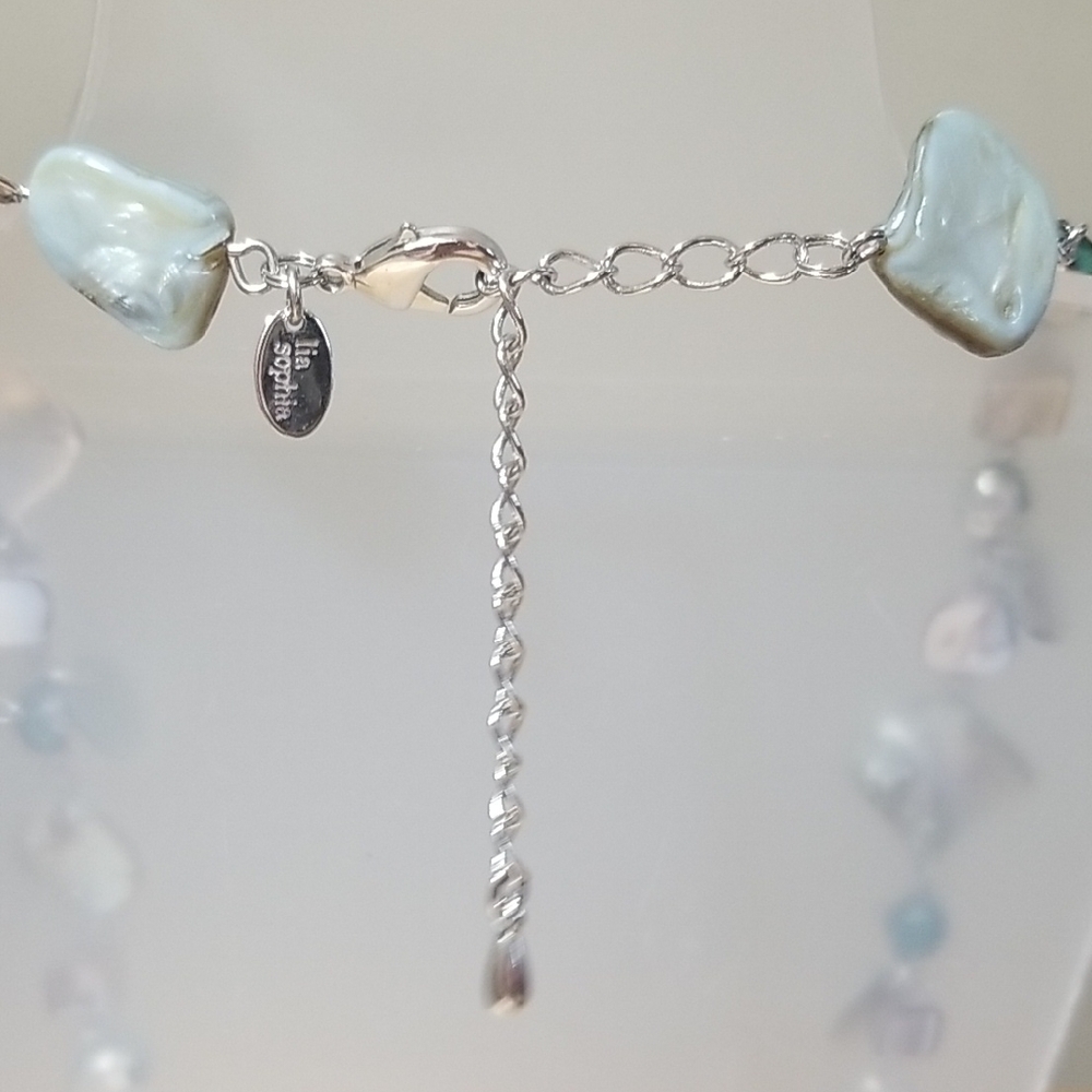 Lia Sophia Ocean Air Necklace  EUC - Picture 3 of 4